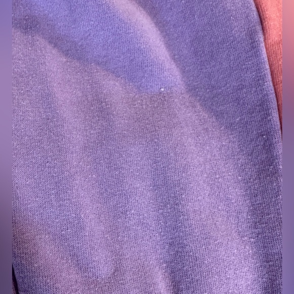 💚 FabKids girls’ jogger sweatpants in pink and purple sz 6-7 - Picture 6 of 9